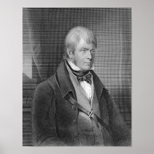 Portrait of Walter Scott Poster (Front)