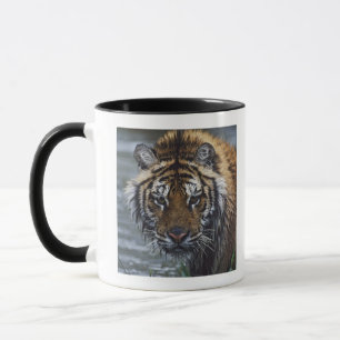 Portrait Of Wet Siberian Tiger Mug