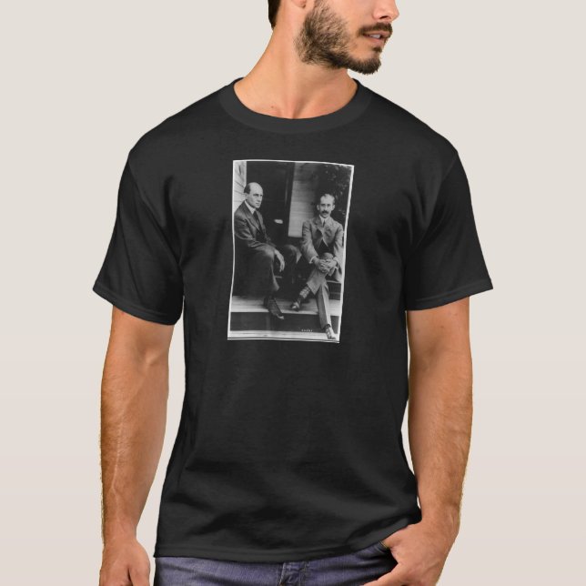 Portrait of Wilbur Wright and Orville Wright T-Shirt (Front)