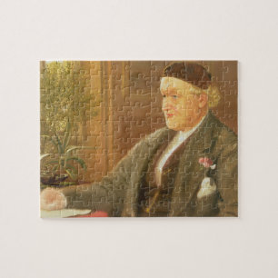 Portrait of William Bell Scott (1811-90), 1886 (oi Jigsaw Puzzle