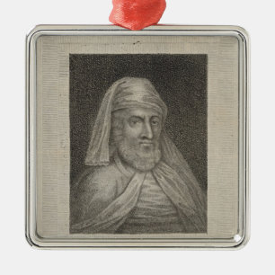 Portrait of William Caxton and his Printer's Metal Ornament