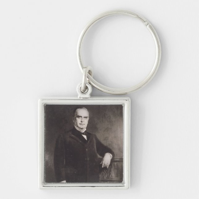 Portrait of William McKinley (litho) Key Ring (Front)