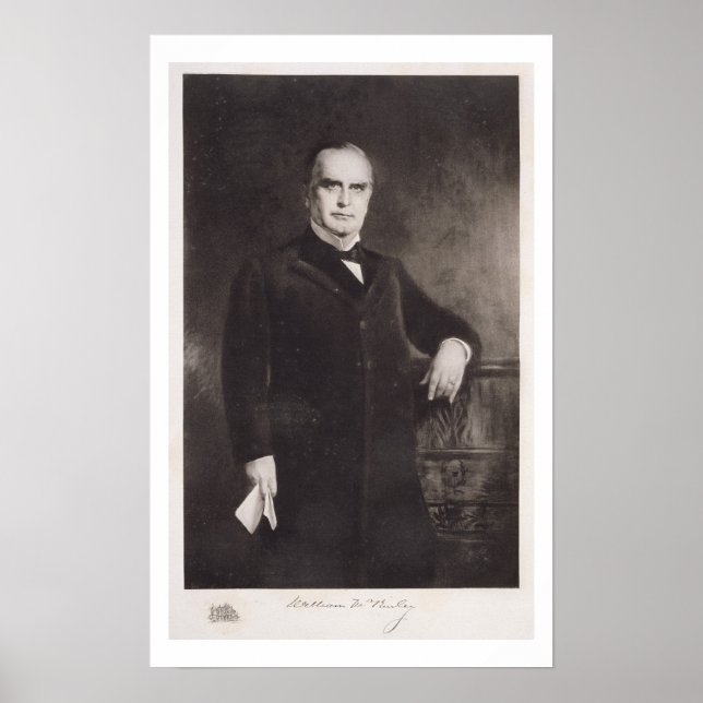 Portrait of William McKinley (litho) Poster (Front)