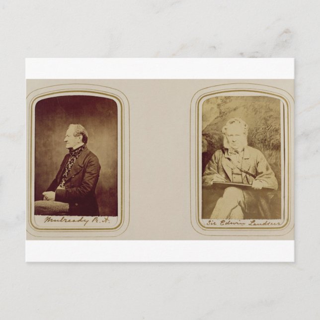 Portrait of William Mulready (1786-1863) by Cundal Postcard (Front)