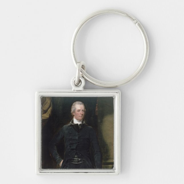 Portrait of William Pitt the Younger Key Ring (Front)
