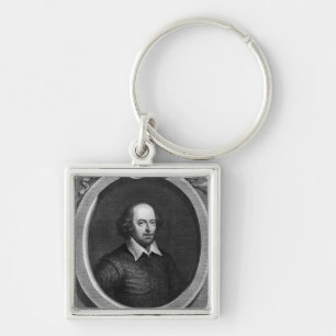 Portrait of William Shakespeare  1719 Key Ring