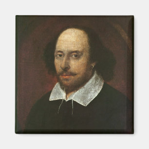 Portrait of William Shakespeare  c.1610 Magnet