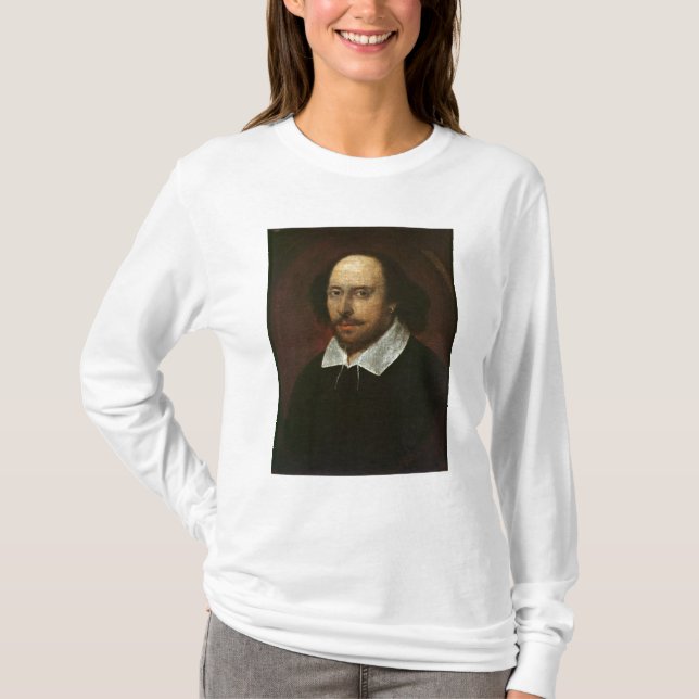 Portrait of William Shakespeare  c.1610 T-Shirt (Front)