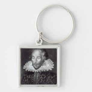 Portrait of William Shakespeare Key Ring