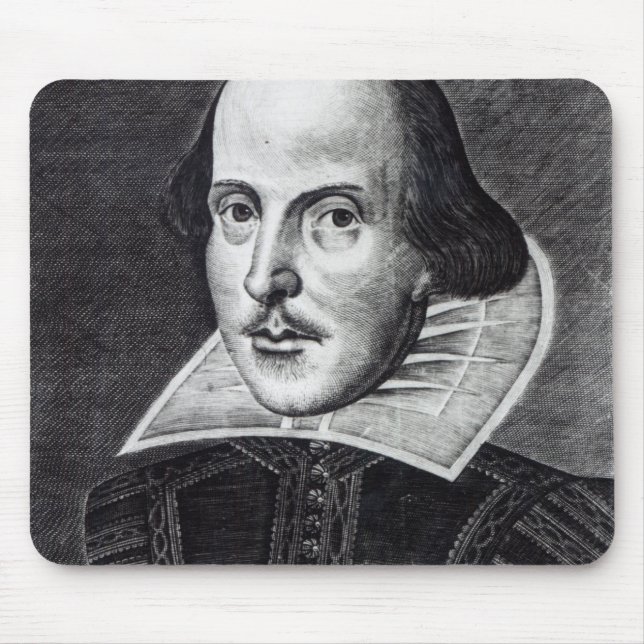 Portrait of William Shakespeare Mouse Pad (Front)