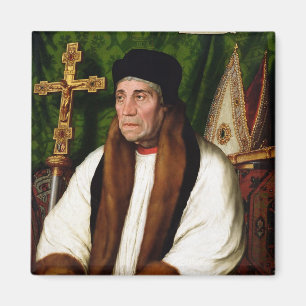 Portrait of William Warham Magnet