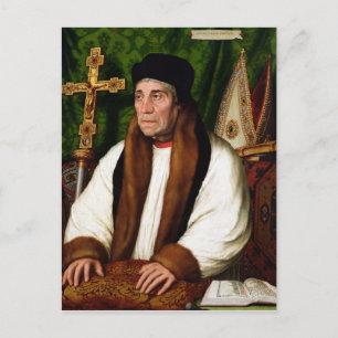 Portrait of William Warham Postcard