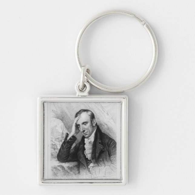 Portrait of William Wordsworth Key Ring (Front)