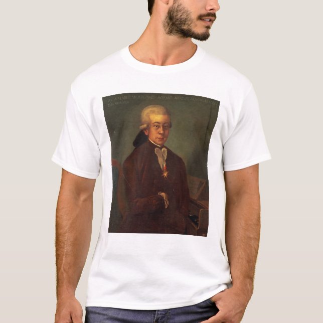 Portrait of Wolfgang Amadeus Mozart 2 T-Shirt (Front)