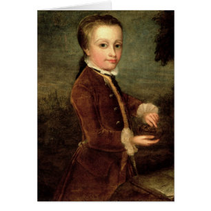 Portrait of Wolfgang Amadeus Mozart  aged