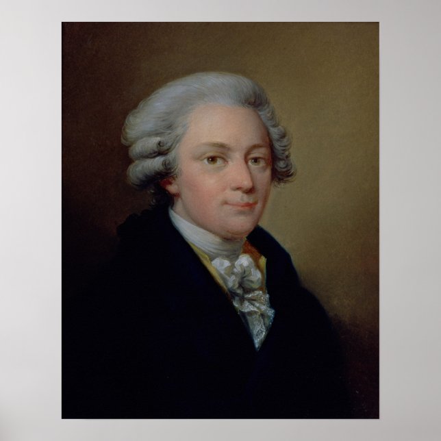 Portrait of Wolfgang Amadeus Mozart Poster (Front)