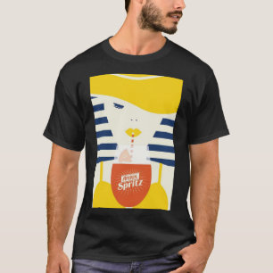 portrait of woman and aperol spritz    T-Shirt