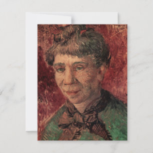 Portrait of Woman Madame Tanguy, Vincent van Gogh