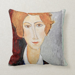 Portrait of Woman, Modigliani Cushion