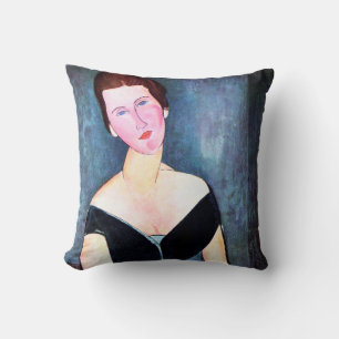 Portrait of Woman, Modigliani Cushion
