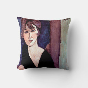Portrait of Woman, Modigliani Cushion