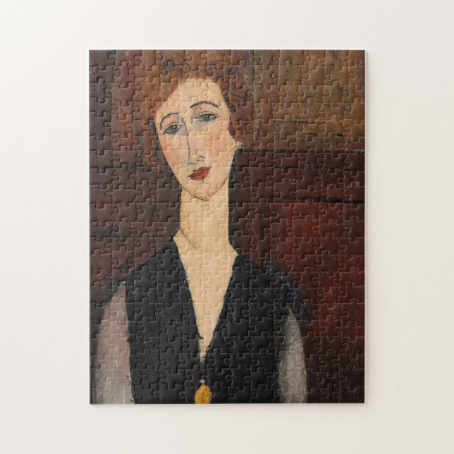 Portrait of Woman, Modigliani Jigsaw Puzzle (Vertical)
