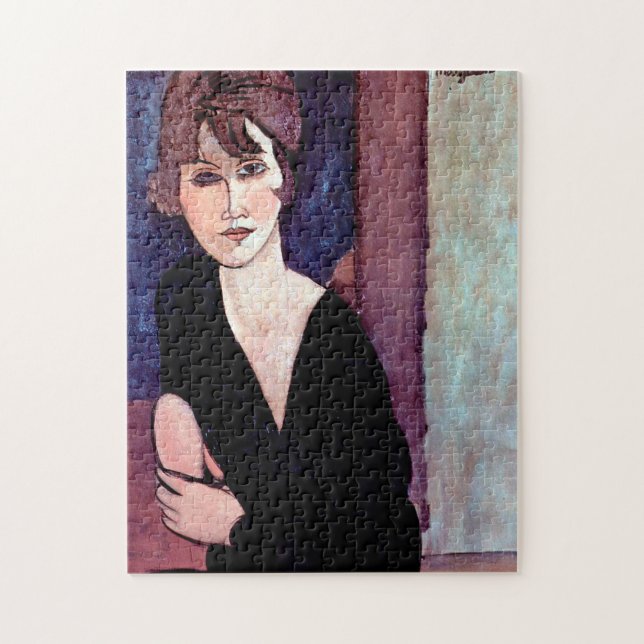 Portrait of Woman, Modigliani Jigsaw Puzzle (Vertical)