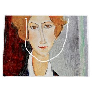 Portrait of Woman, Modigliani Large Gift Bag