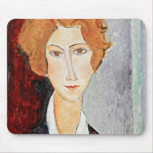 Portrait of Woman, Modigliani Mouse Pad