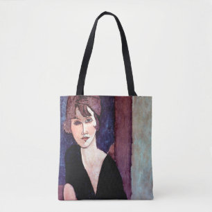 Portrait of Woman, Modigliani Tote Bag
