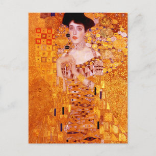 Portrait of Woman painting by Gustav Klimt  Postcard