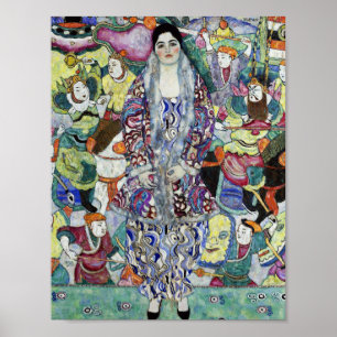 Portrait of Woman painting by Gustav Klimt Poster