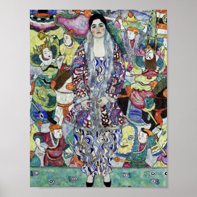 Portrait of Woman painting by Gustav Klimt  Poster (Front)