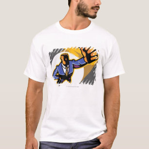 Portrait of young man showing thumbs up T-Shirt