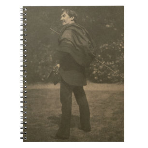 Portrait photograph of James Abbott McNeill Whistl Notebook