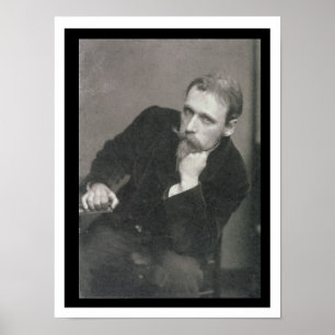 Portrait photograph of Walter Crane (1845-1915) by Poster
