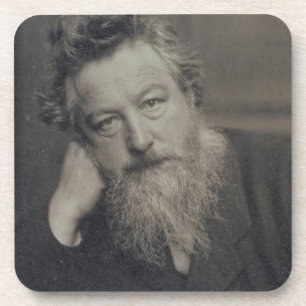 Portrait photograph of William Morris (1834-96) by Coaster