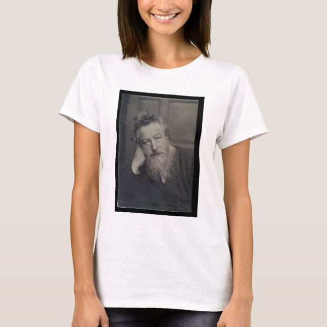 Portrait photograph of William Morris (1834-96) by T-Shirt (Front)