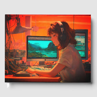 portrait photography of an 80's woman guestbook