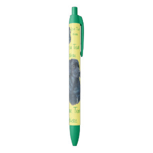portrait picture of black labrador dog ink pen