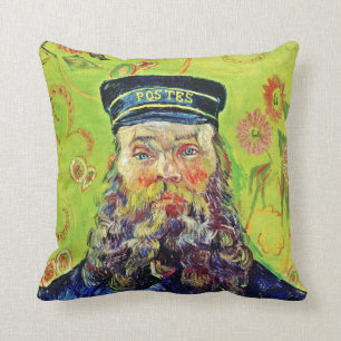 Portrait Postman Joseph Roulin Vincent van Gogh Cushion