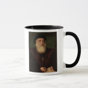 Portrait presumed to be of Vasco da Gama c.1524 Mug