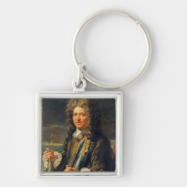 Portrait presumed to be Sebastien le Prestre Key Ring (Front)