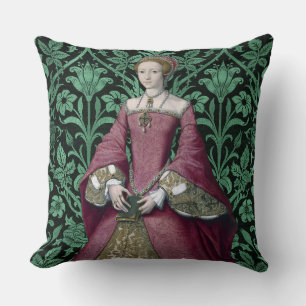 Portrait Princess Elizabeth Tudor, Queen Cushion