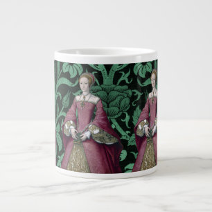 Portrait Princess Elizabeth Tudor, Queen  Large Coffee Mug