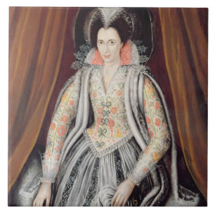 Portrait said to be Susan, Lady Grey Ceramic Tile