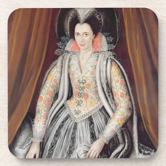 Portrait said to be Susan, Lady Grey Coaster (Front)