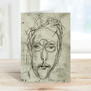 Portrait Schaeffer   Albert Müller Card