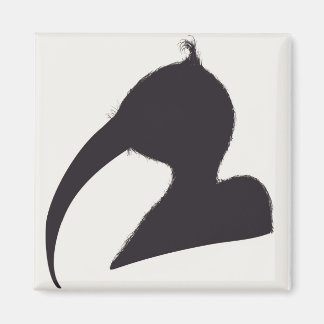 portrait silhouette magnet