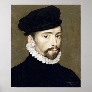 Portrait Villeroy renaissance Poster